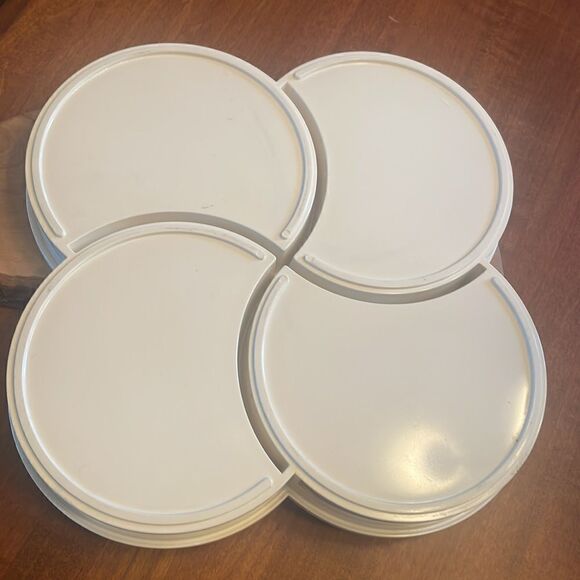 Vintage Dansk Designs Divided Summerhouse Swirl Serving Tray - Picture 2 of 5